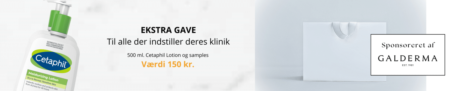 Galderma Goodiebag til alle der indstiller deres klinik