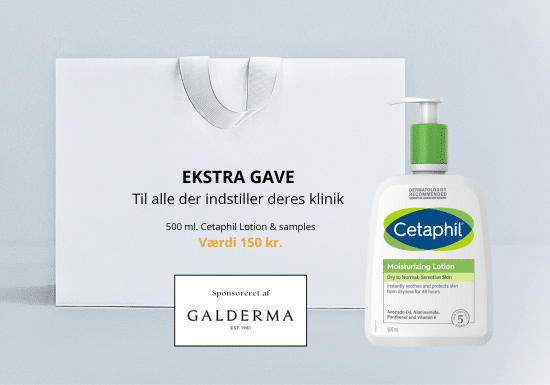 Galderma Goodiebag til alle der indstiller deres klinik