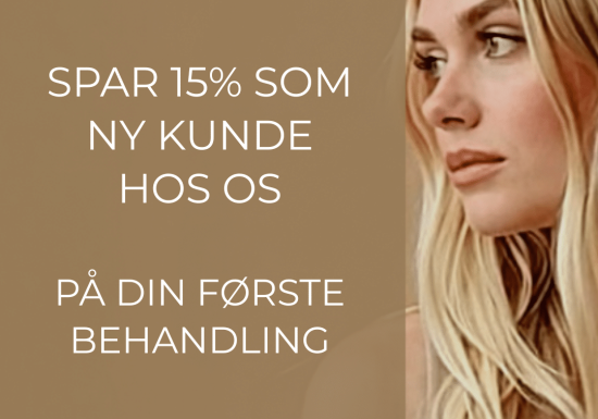 Spar 15% som ny kunde hos os